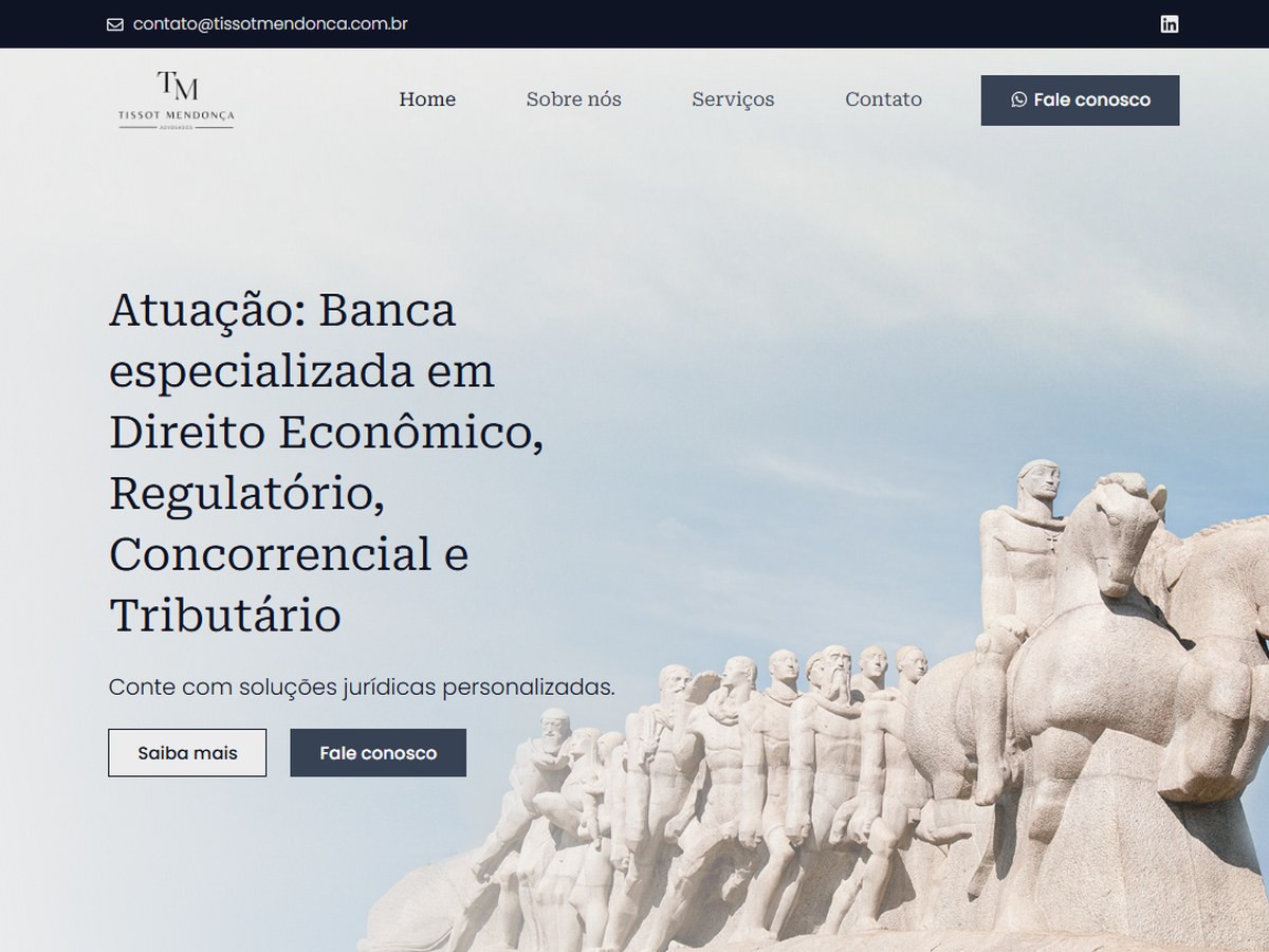 Prévia do site TMA Law, advocacia empresarial